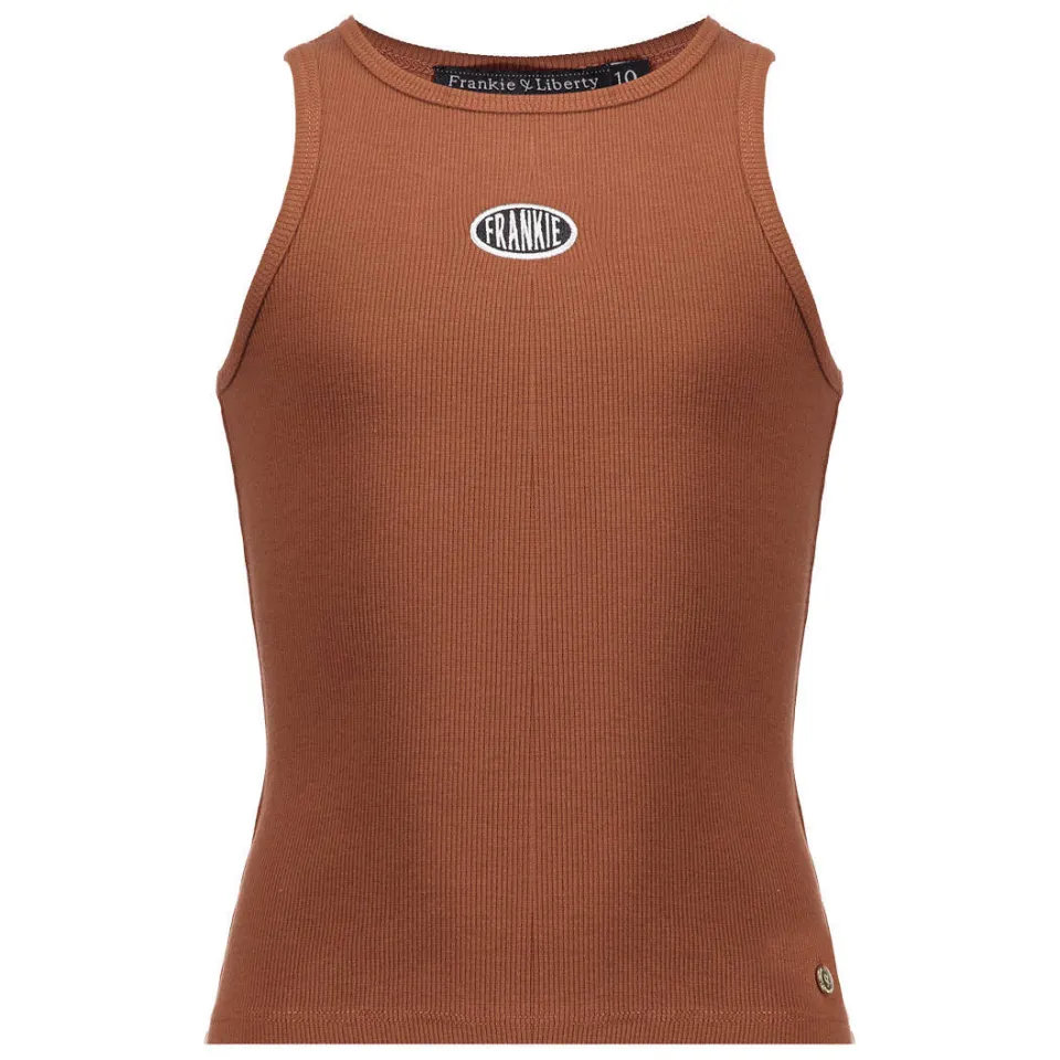 Frankie&Liberty jersey top donkerbruin, foto 2