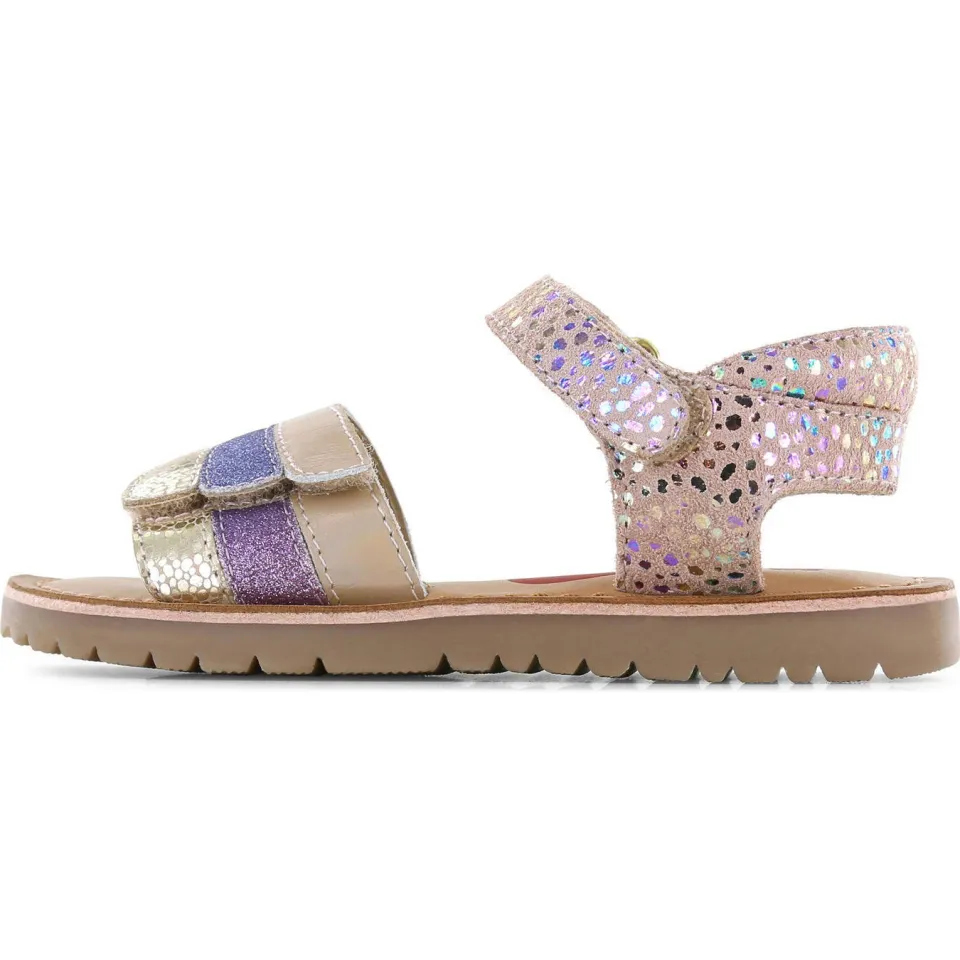 Shoesme leren sandalen roze metallic, foto 4