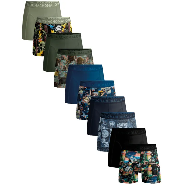 Muchachomalo Heren 10-pack Boxershorts Veelkleurig