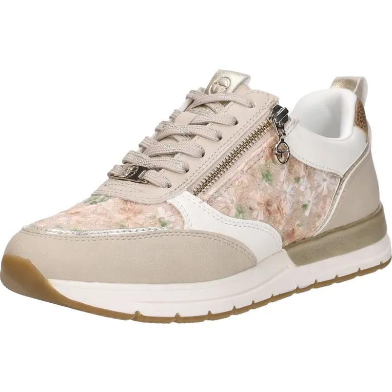 Tamaris lage sneakers beige, foto 4