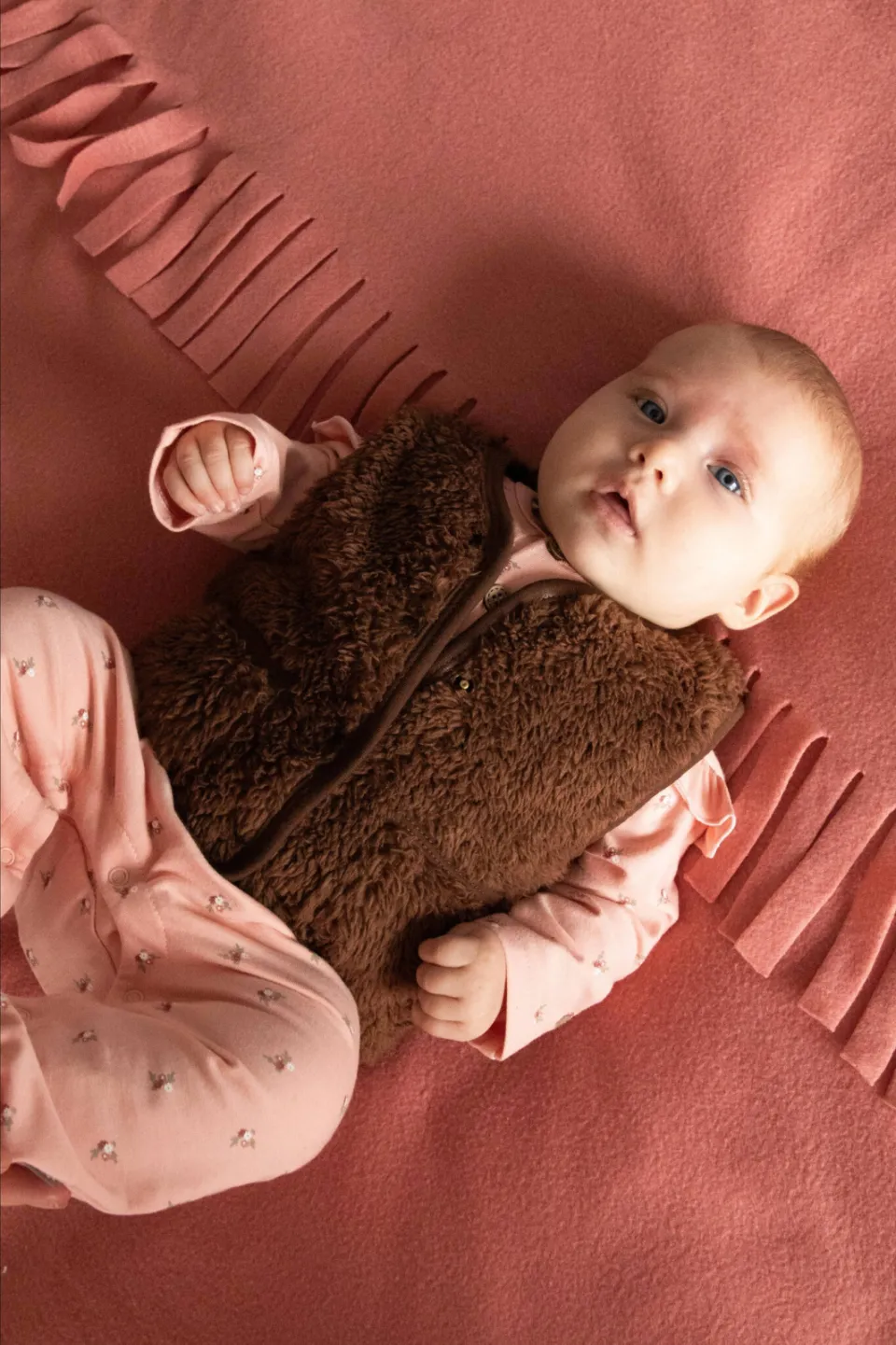 BESS teddy bodywarmer bruin, foto 5