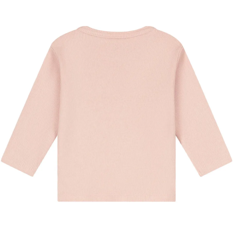 Babyface longsleeve lichtroze met ronde hals, foto 2