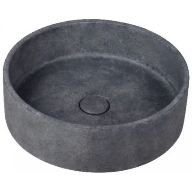 Ideavit Waskom Ideavit Idea.Ora 39x39x12 cm Rond Beton Donker Grijs