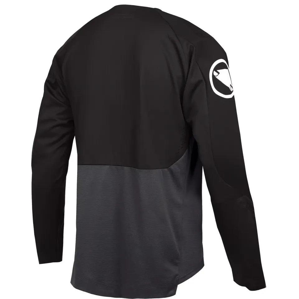 Endura MT500 Burner fietsshirt lange mouwen zwart/grijs, foto 2
