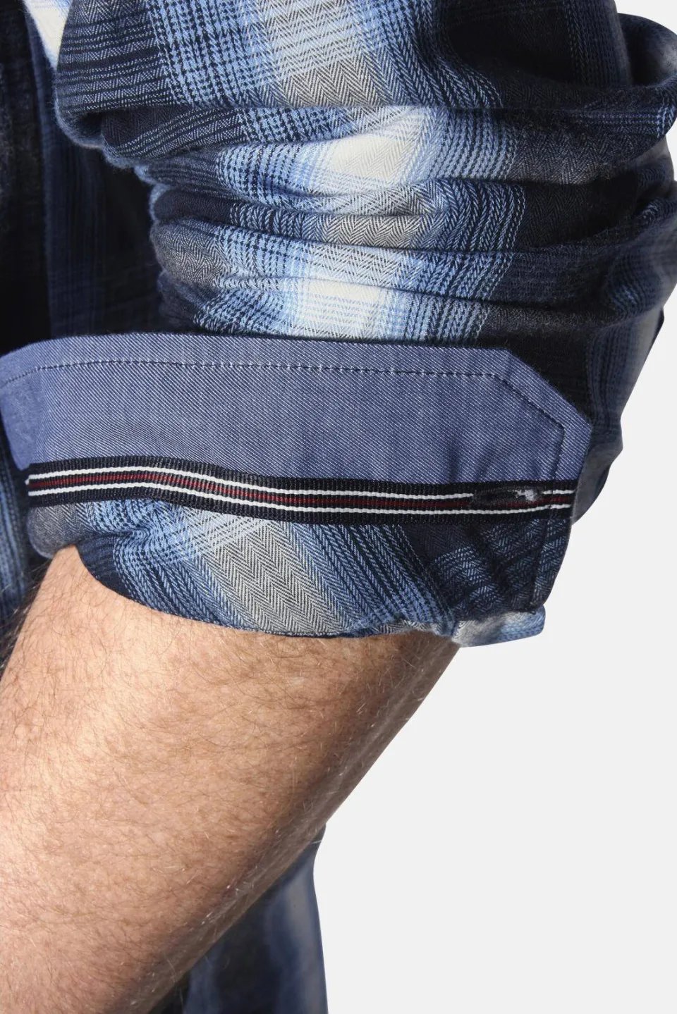 Jan Vanderstorm casual overhemd blauw, foto 4