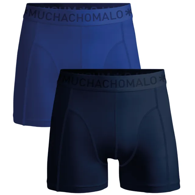 Muchachomalo Heren 2-pack Boxerhorts Blauw