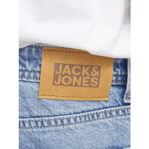 Jack & Jones JUNIOR high waist relaxed fit jeans light blue denim, foto 6