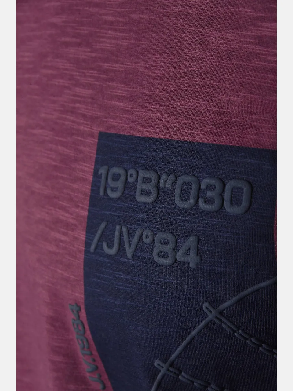 Jan Vanderstorm Baljan T-shirt donkerrood, foto 6