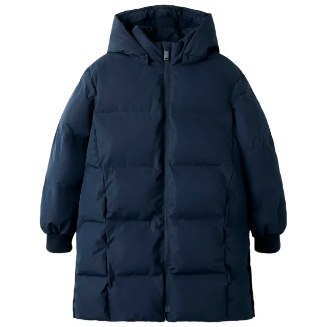 NAME IT Musk lange winterjas donkerblauw