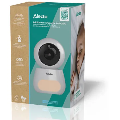 Alecto DVM2043C extra camera voor DVM2043 babyfoon wit, foto 5