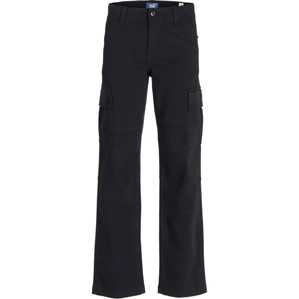 Jack & Jones loose fit gebreide cargobroek zwart, foto 2