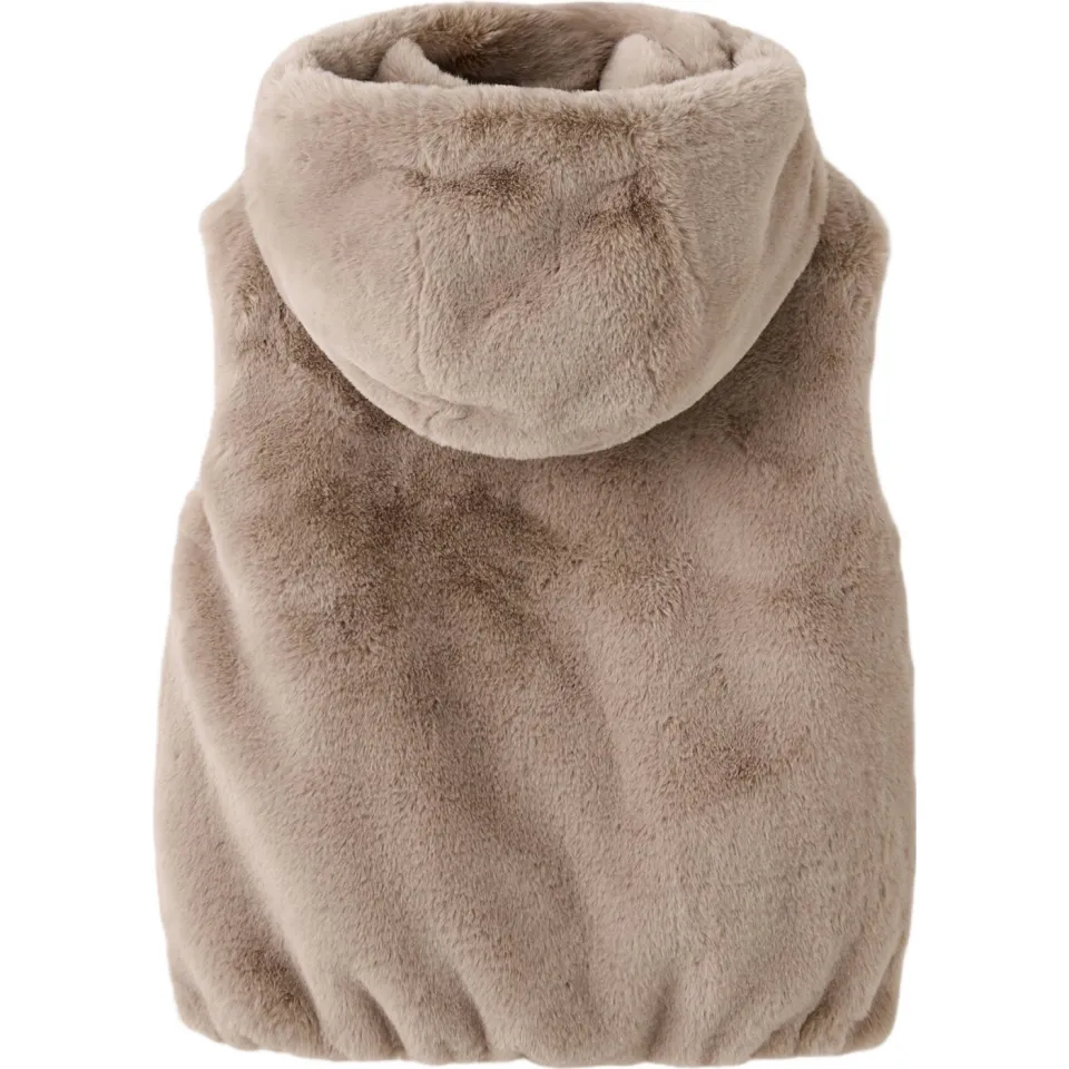 Mango teddy bodywarmer middenbruin, foto 2
