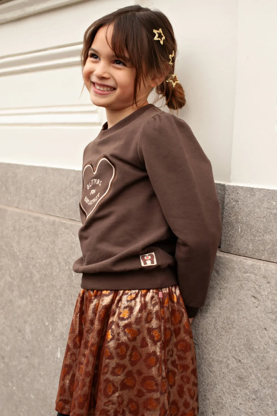 Jubel City Chic rok panterprint bruin, foto 7