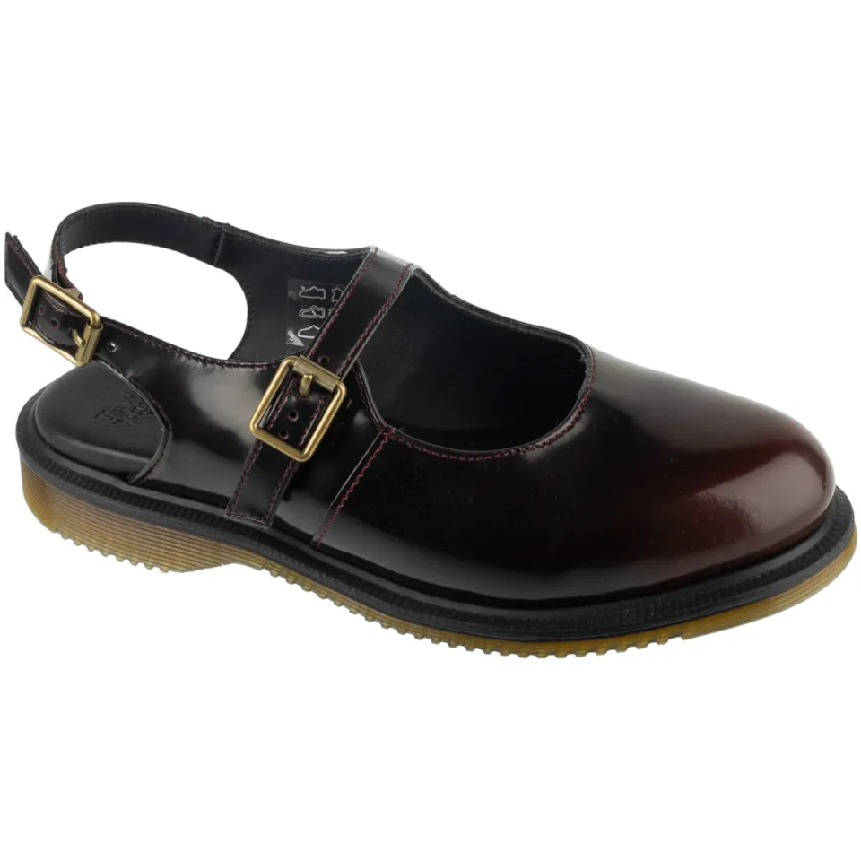 Dr. Martens Madaline slingback loafers cherry red arcadia, foto 2