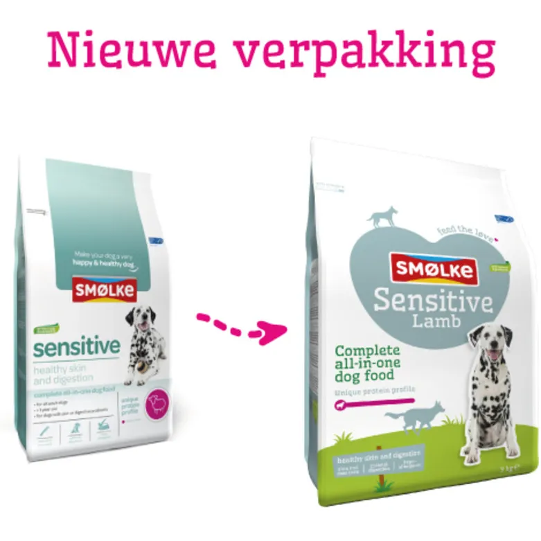 Smolke Sensitive lam hondenvoer 12 kg, foto 2