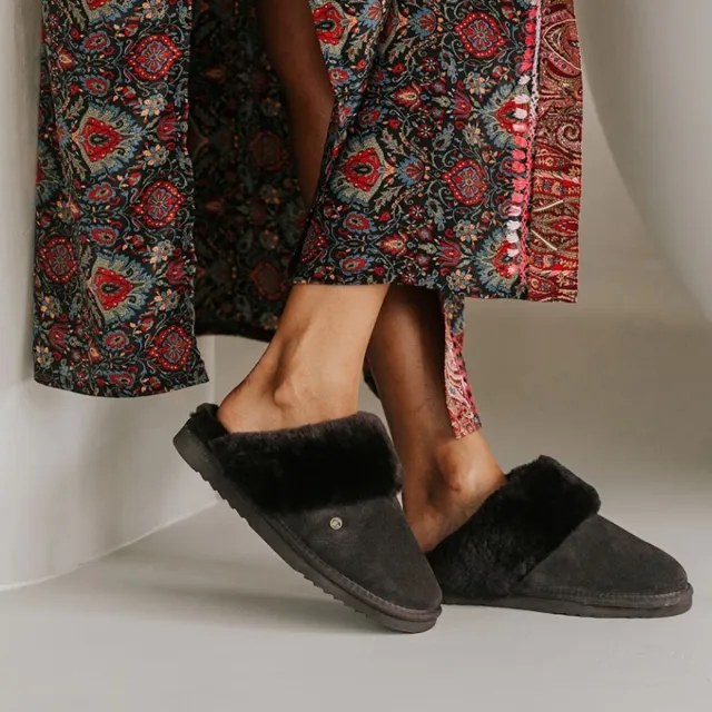 Warmbat Flurry pantoffel zwart, foto 4