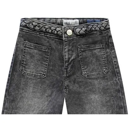Cars loose fit jeans black denim Zwart Effen, foto 2