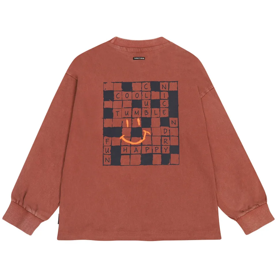 Tumble 'n Dry longsleeve roodbruin, foto 2