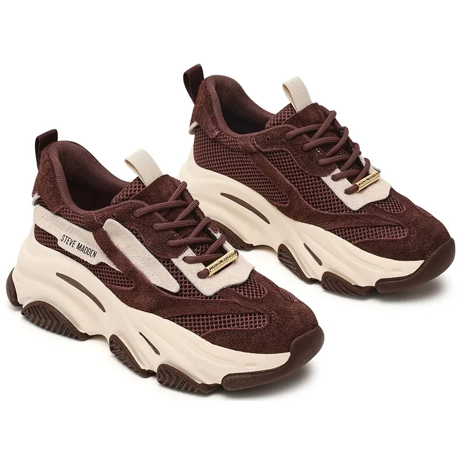 Steve Madden Possession-E sneakers bruin, foto 2