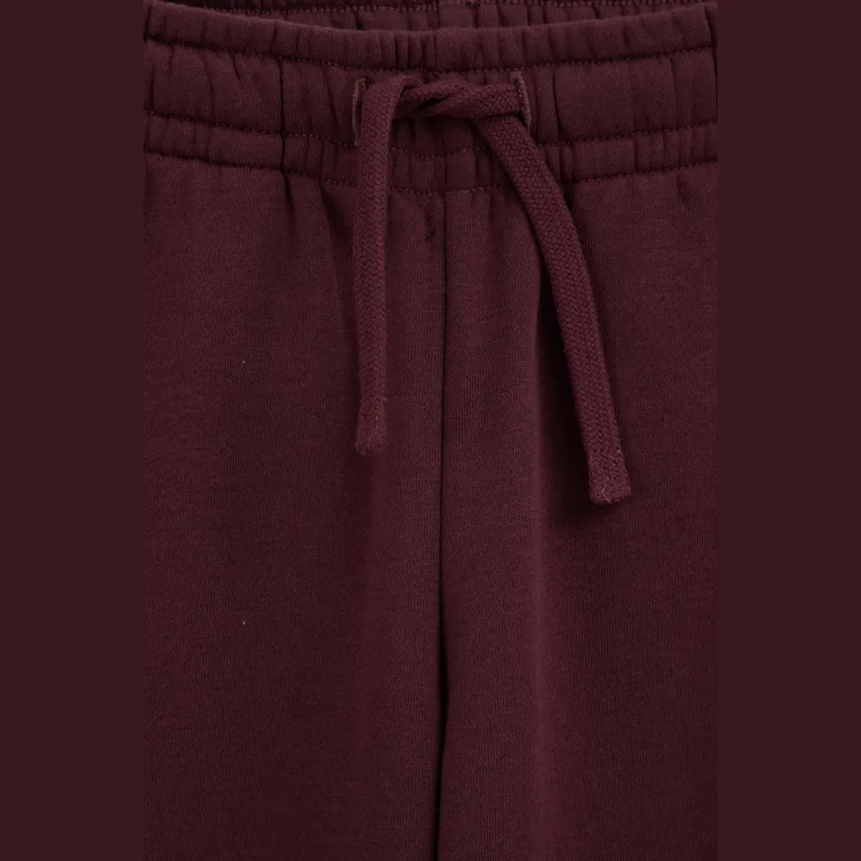 WE Fashion sweat tapered joggingbroek donkerrood, foto 6