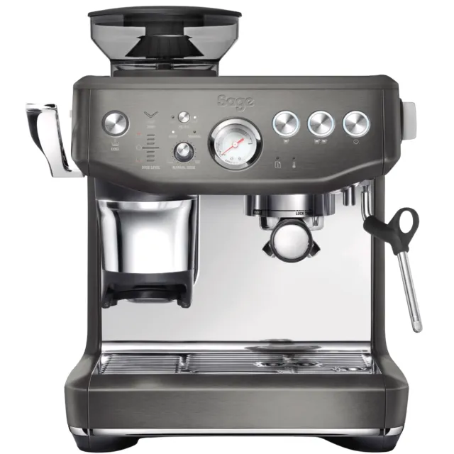 Sage The Barista Express Impress - Pistonmachine Black Stainless Steel Zwart