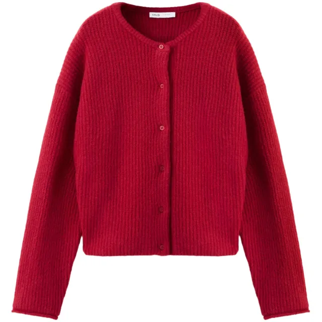 Mango Kids gebreid vest - rood