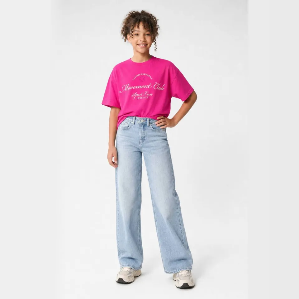 Cars straight jeans high waist light blue denim, foto 5