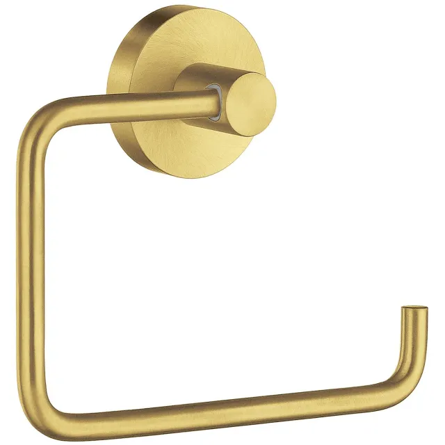 Smedbo Home toiletrolhouder hangend mat messing Goud
