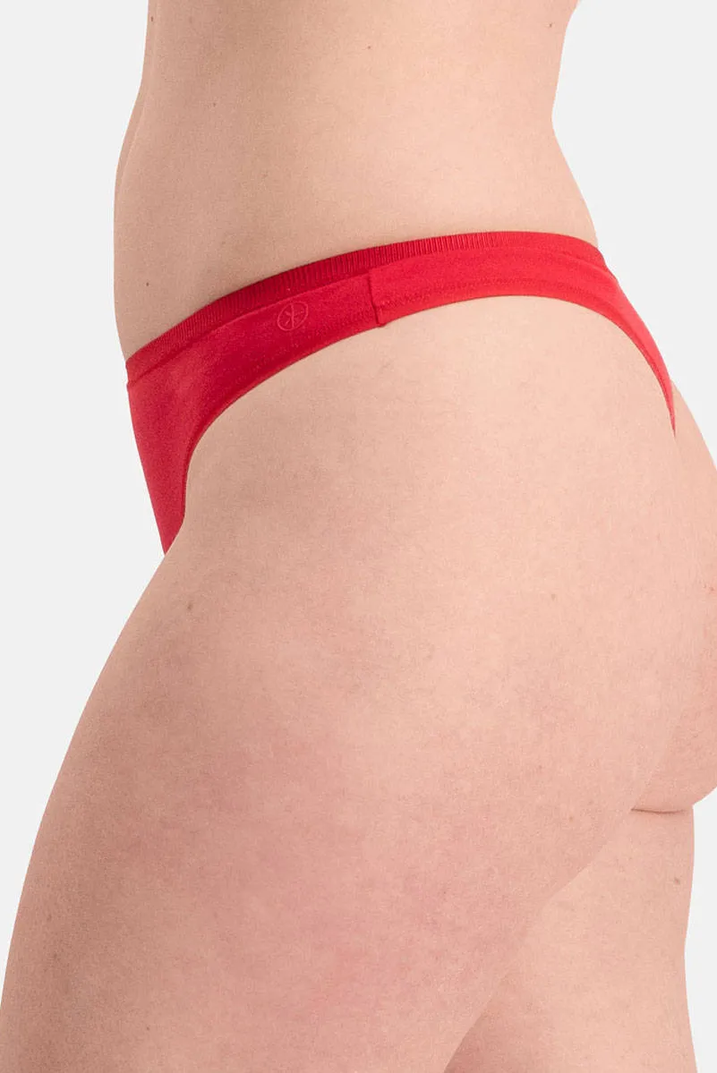 Bamboo Basics Lola string rood, foto 4