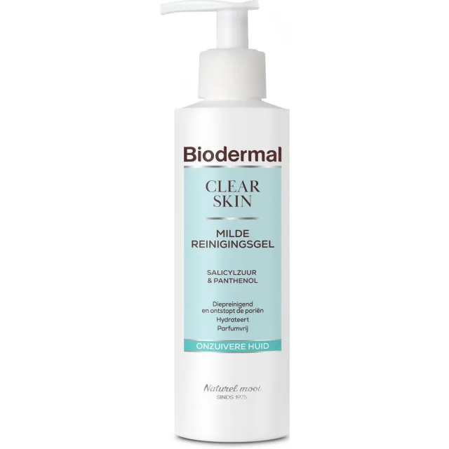 Biodermal Clear Skin milde reinigingsgel