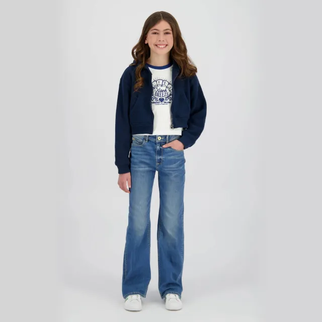 Vingino Hailey t-shirt wit Wit/blauw