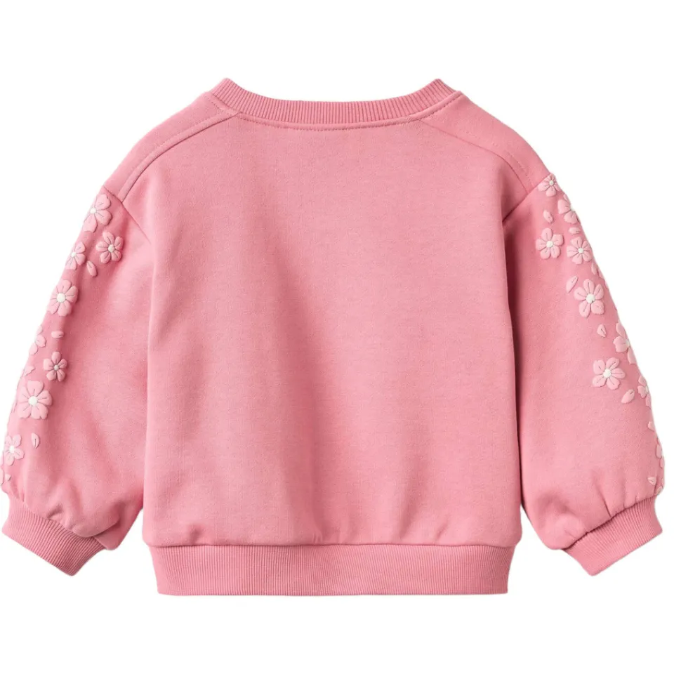 Wheat gebloemde sweater - roze, foto 2