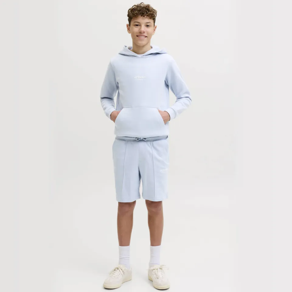 Jack & Jones sweatshort lichtblauw, foto 6