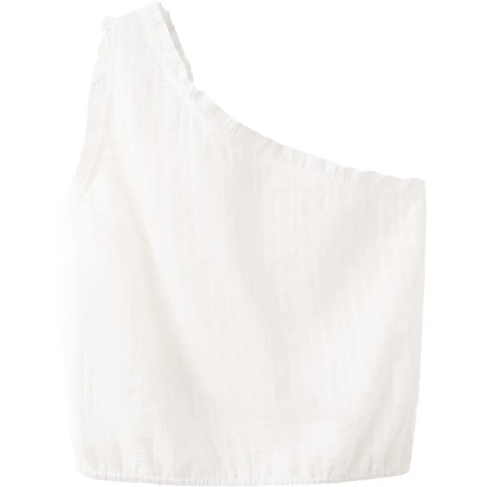 Mango Teen one shoulder top wit, foto 3