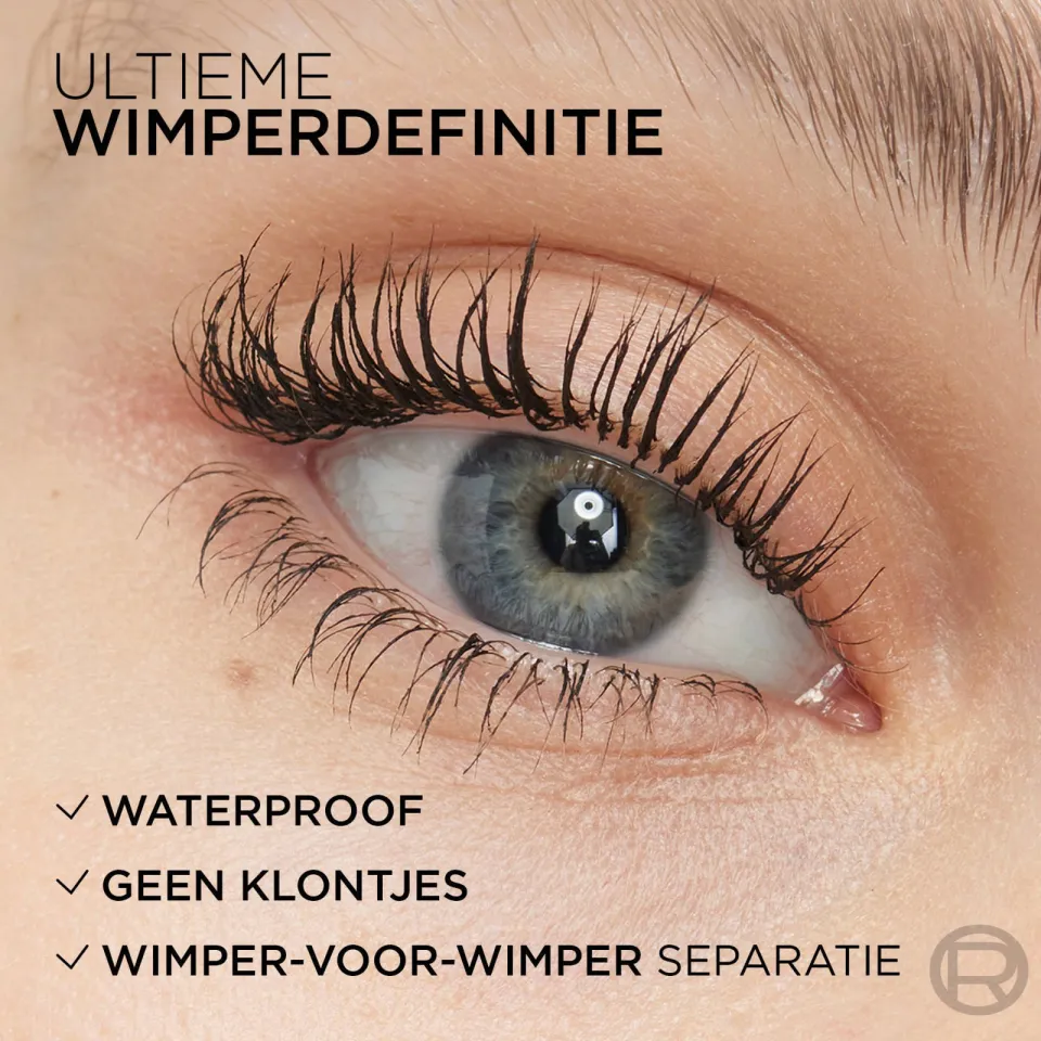 L'oréal Telescopic mascara waterproof zwart, foto 7