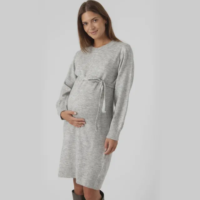 Mamalicious zwangerschapsjurk MLNEWANNE grijs, foto 2