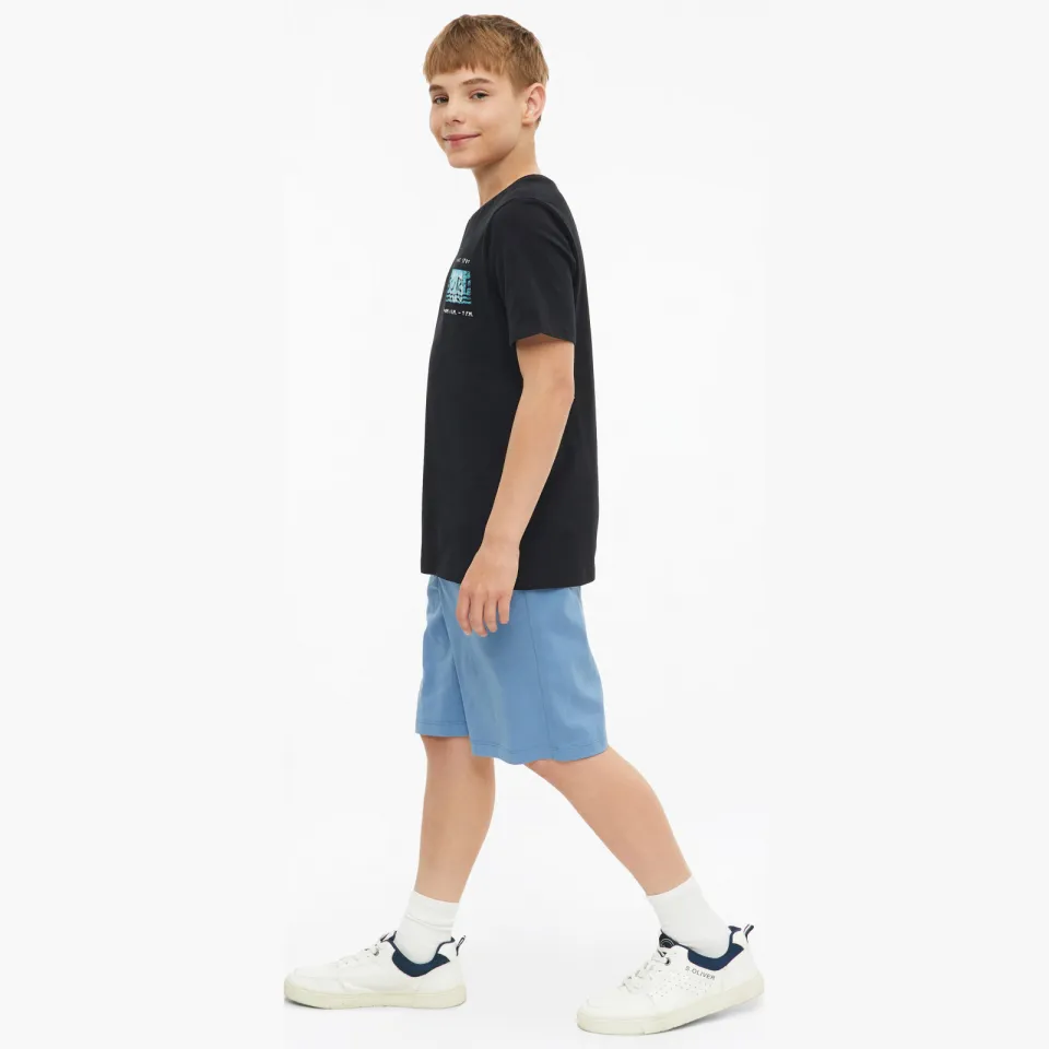 S.Oliver joggingshort blauw, foto 3