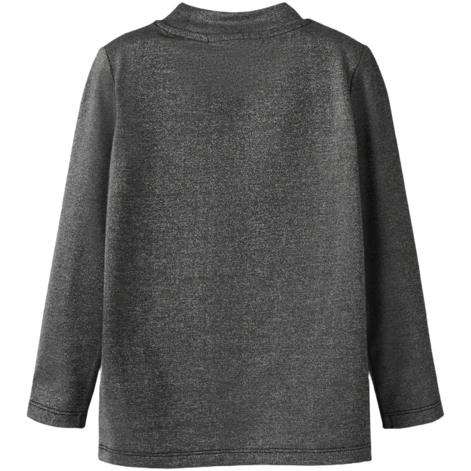 NAME IT MINI rechtvallende longsleeve antraciet, foto 2