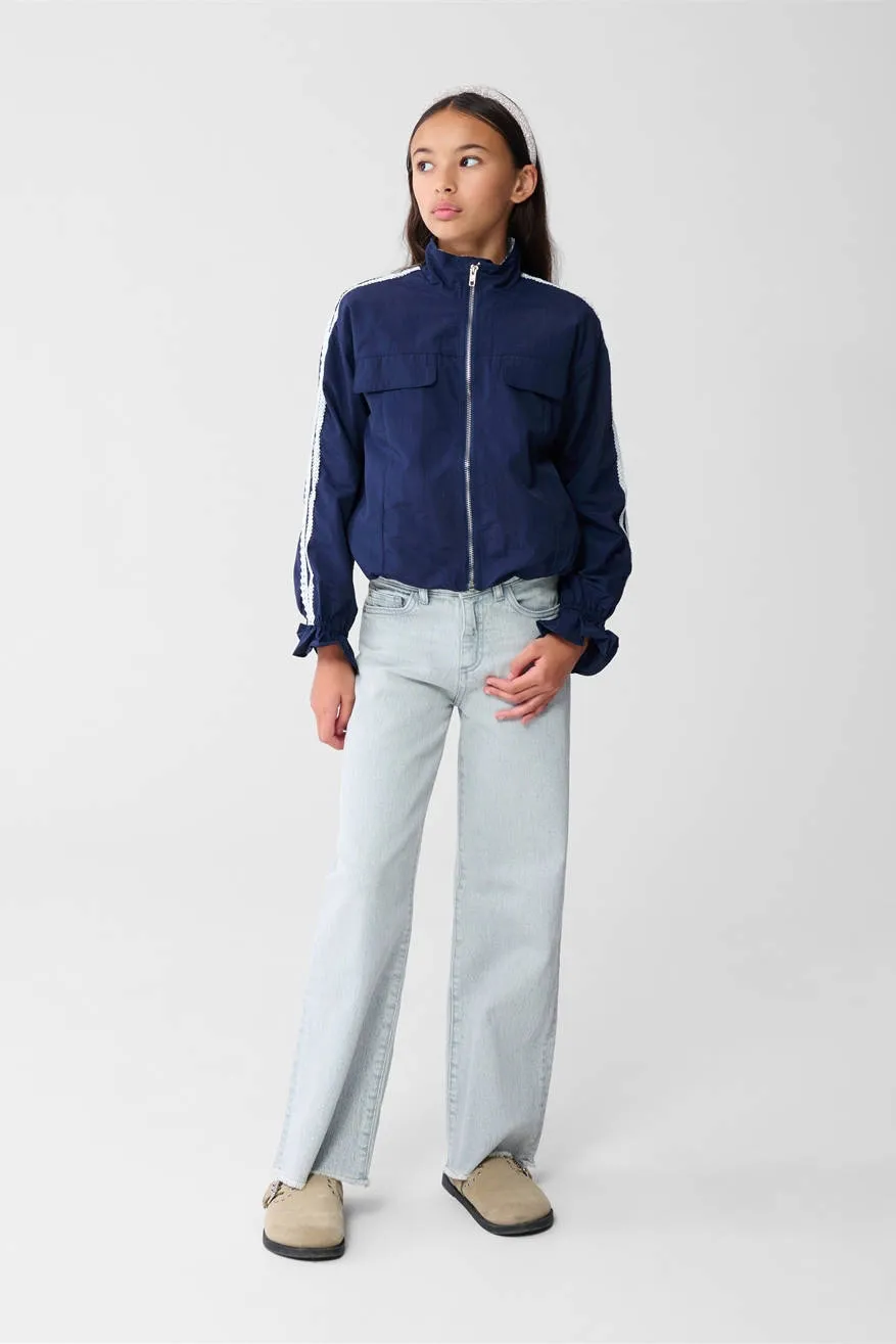 Shoeby wide leg high waist wide leg jeans light blue denim, foto 4