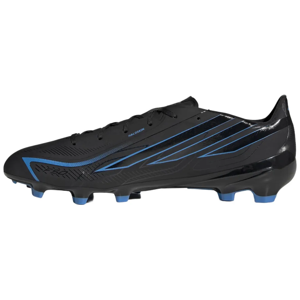Adidas Performance F50 Hyperfast League FG senior imitatieleren voetbalschoenen - zwart/blauw, foto 4