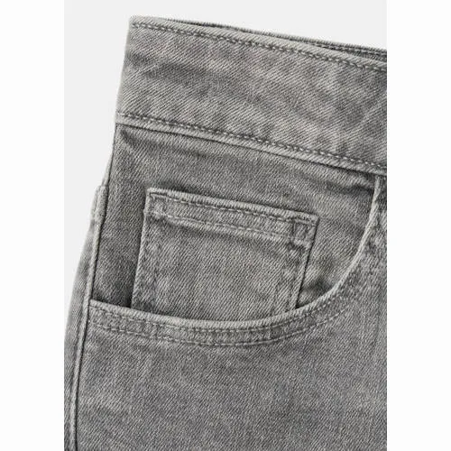 Mango Kids jeansshort grijs, foto 5
