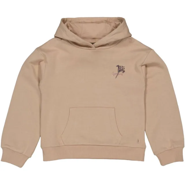 LEVV hoodie met backprint beige