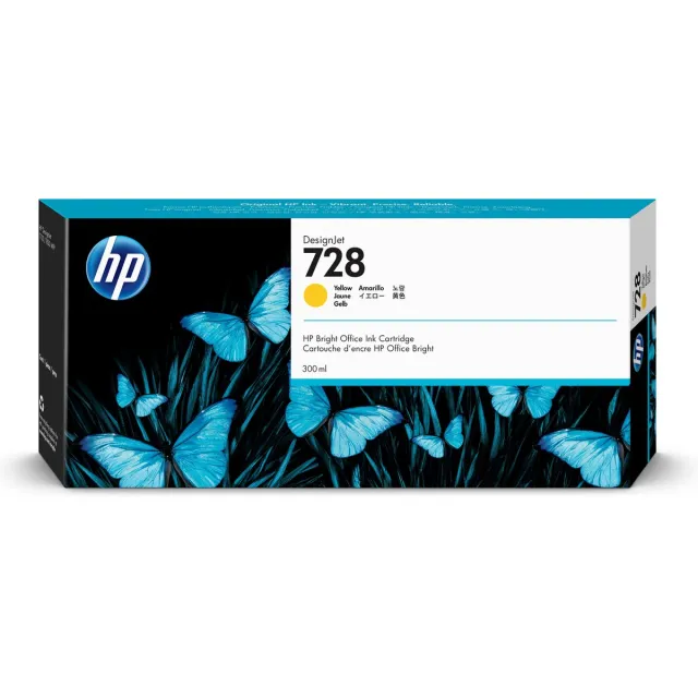 Hp 728 300-ml Yellow Ink Crtg
