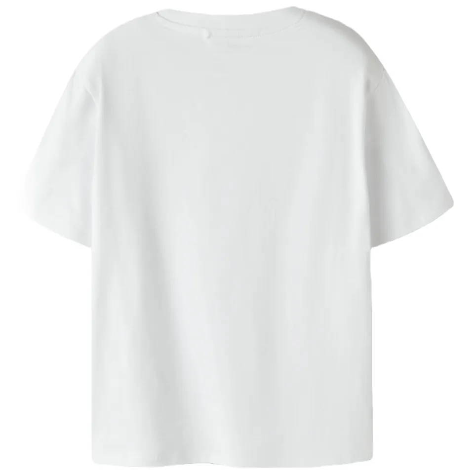 NAME IT KIDS T-shirt met print wit, foto 2