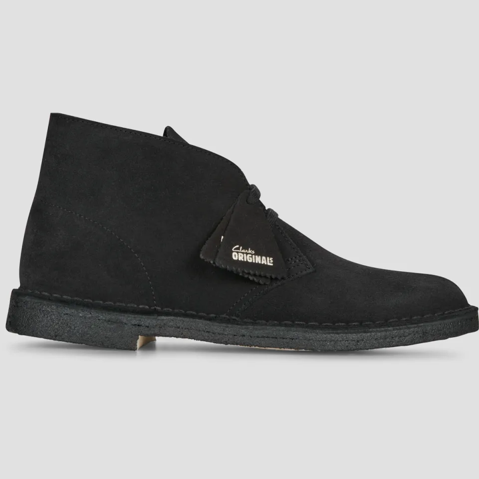 Clarks Desert Boot suède laarsje zwart, foto 3