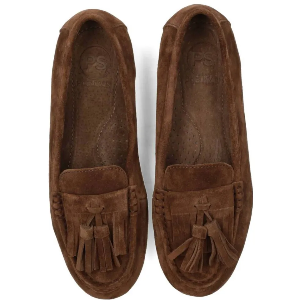 Poelman Taya suède mocassins bruin, foto 5