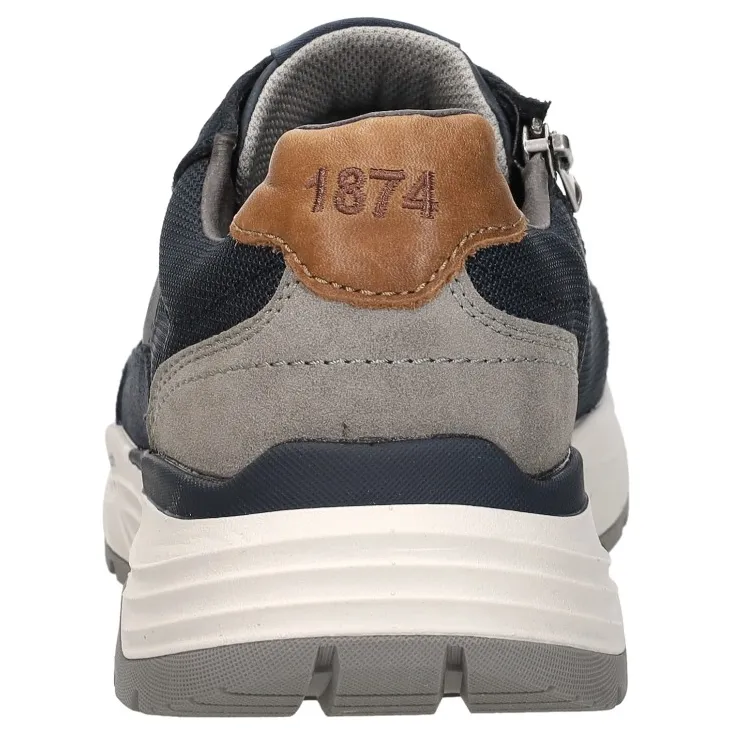 Rieker H-leest lage sneakers blauw, foto 6