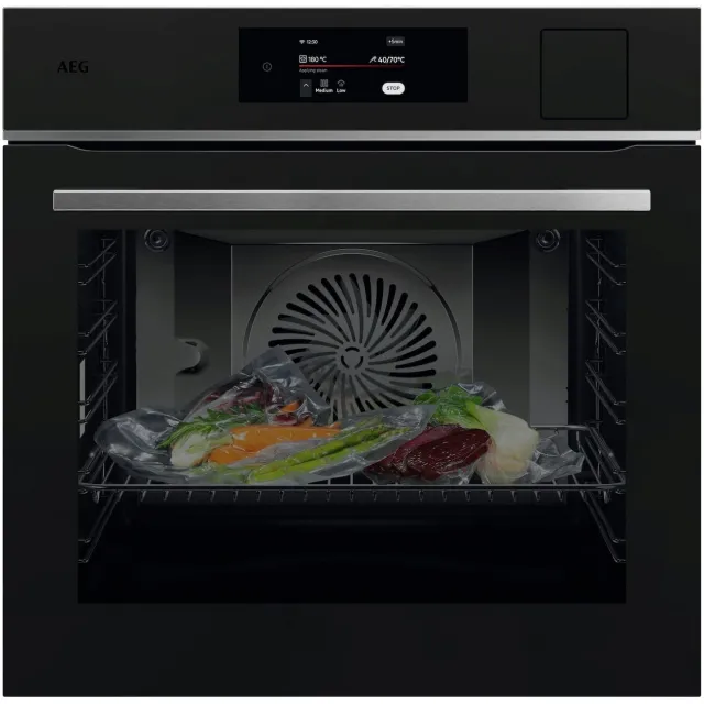 AEG TP8SB73FAT Inbouw combi stoomoven Zwart, foto 2