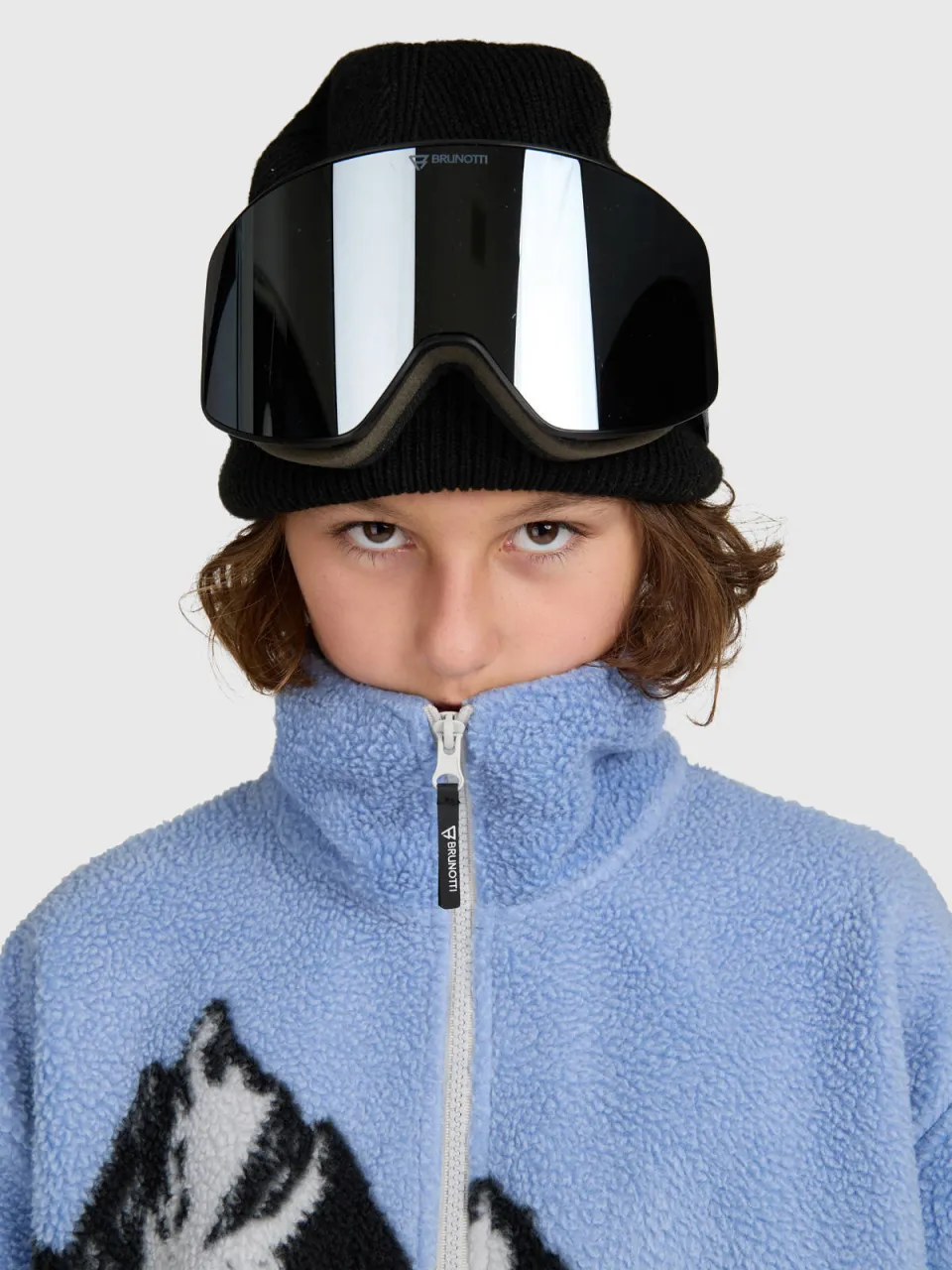Brunotti Reggios wintersportsweater met opstaande kraag - blauw, foto 3