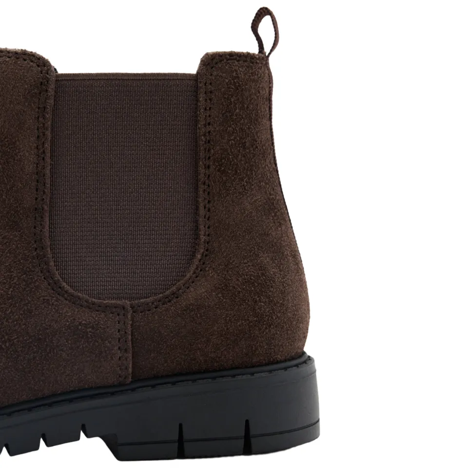 Mango Kids suède enkelboots - donkerbruin, foto 8